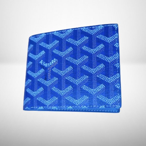 Goyard New Victoire Bi Fold Wallet in Sky Blue Color - Picture 3 of 6